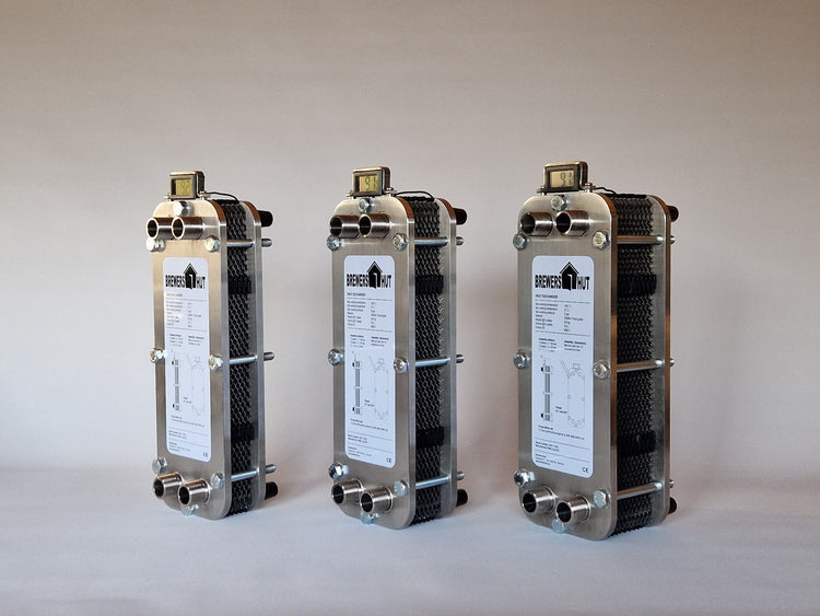 Adskillelig pladevarmeveksler til køling af urt | Veksleren kan erstatte den klassiske chiller, spiral køler eller modstrømskøler.