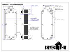 Heat Exchanger + 16 plates + Temperature Kit